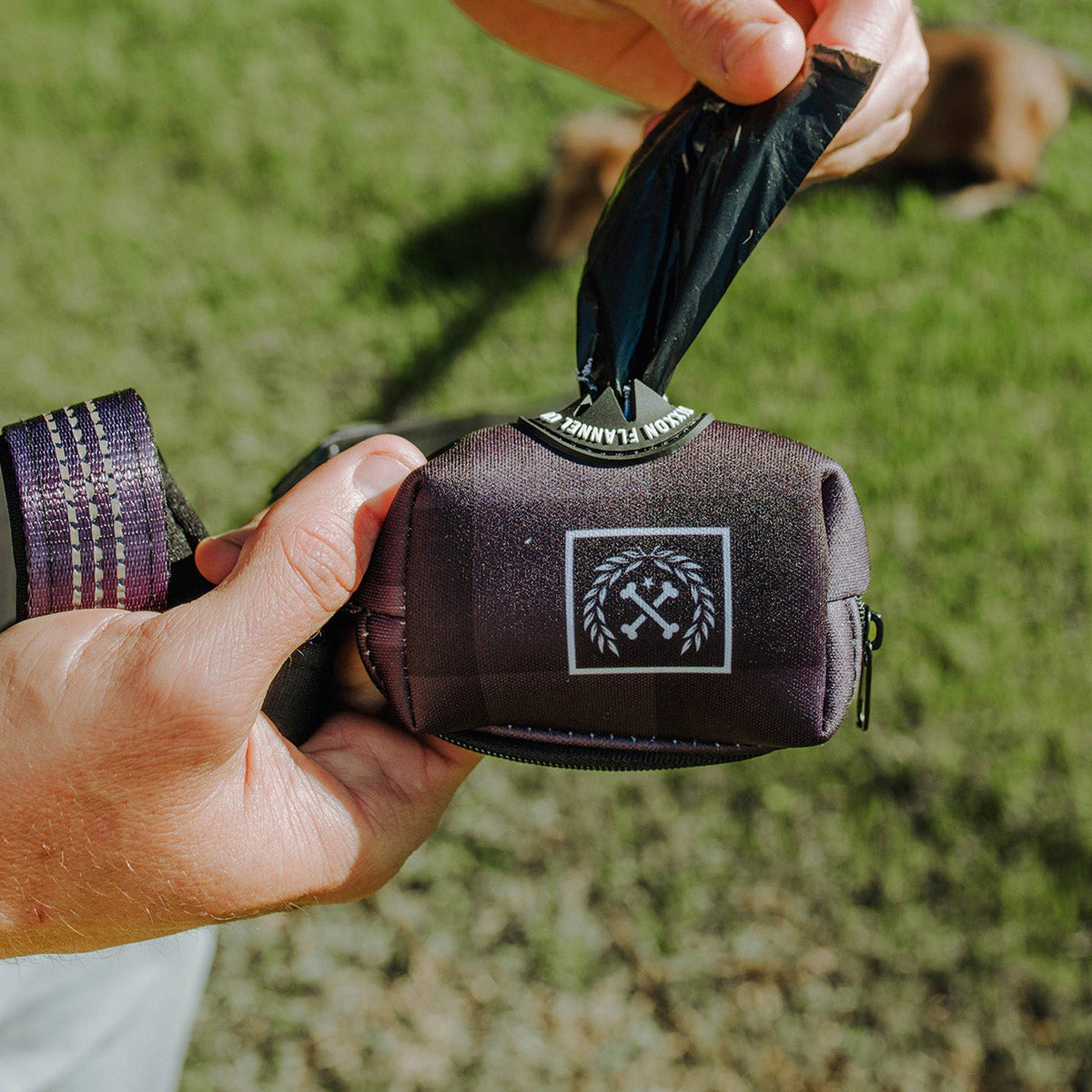 Dog Poop Bag Holder - Murked | Dixxon Flannel Co. – DIXXON UK