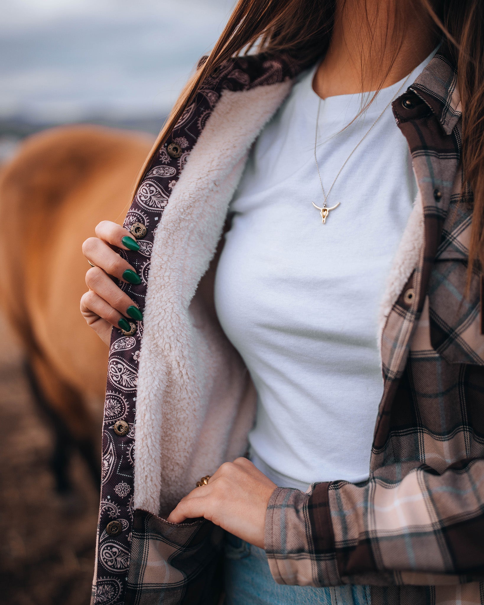 Women's Amarillo Sherpa Lined Flannel Jacket