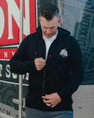 Eagle Eye Zip Up - Black - Dixxon Flannel Co.