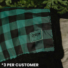 Evergreen Flannel Sherpa Blanket - Dixxon Flannel Co. 