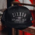 Grey Cruz Flat Bill Snapback - Black - Dixxon Flannel Co.