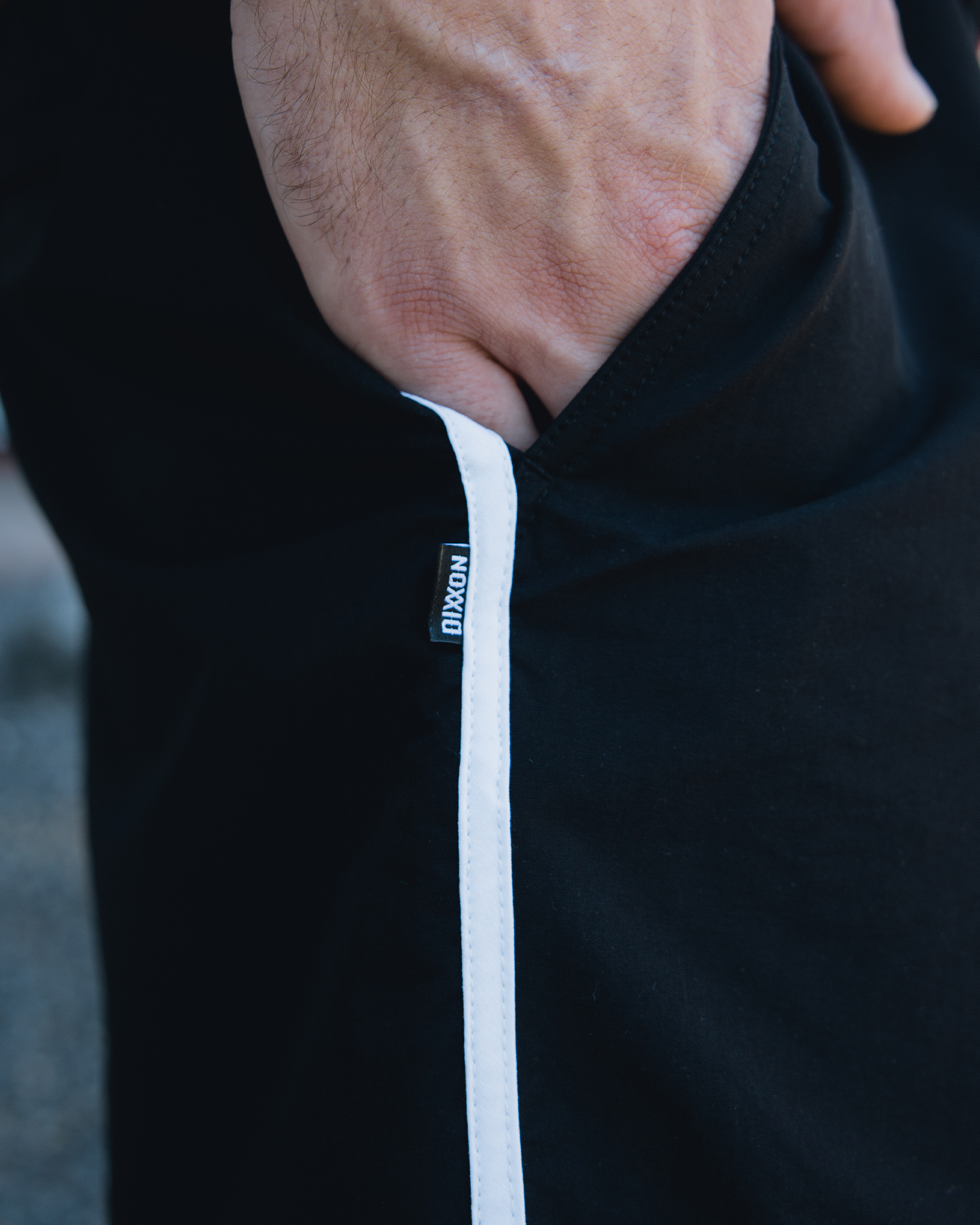 Dixxon Black/ White 7" Boardshorts