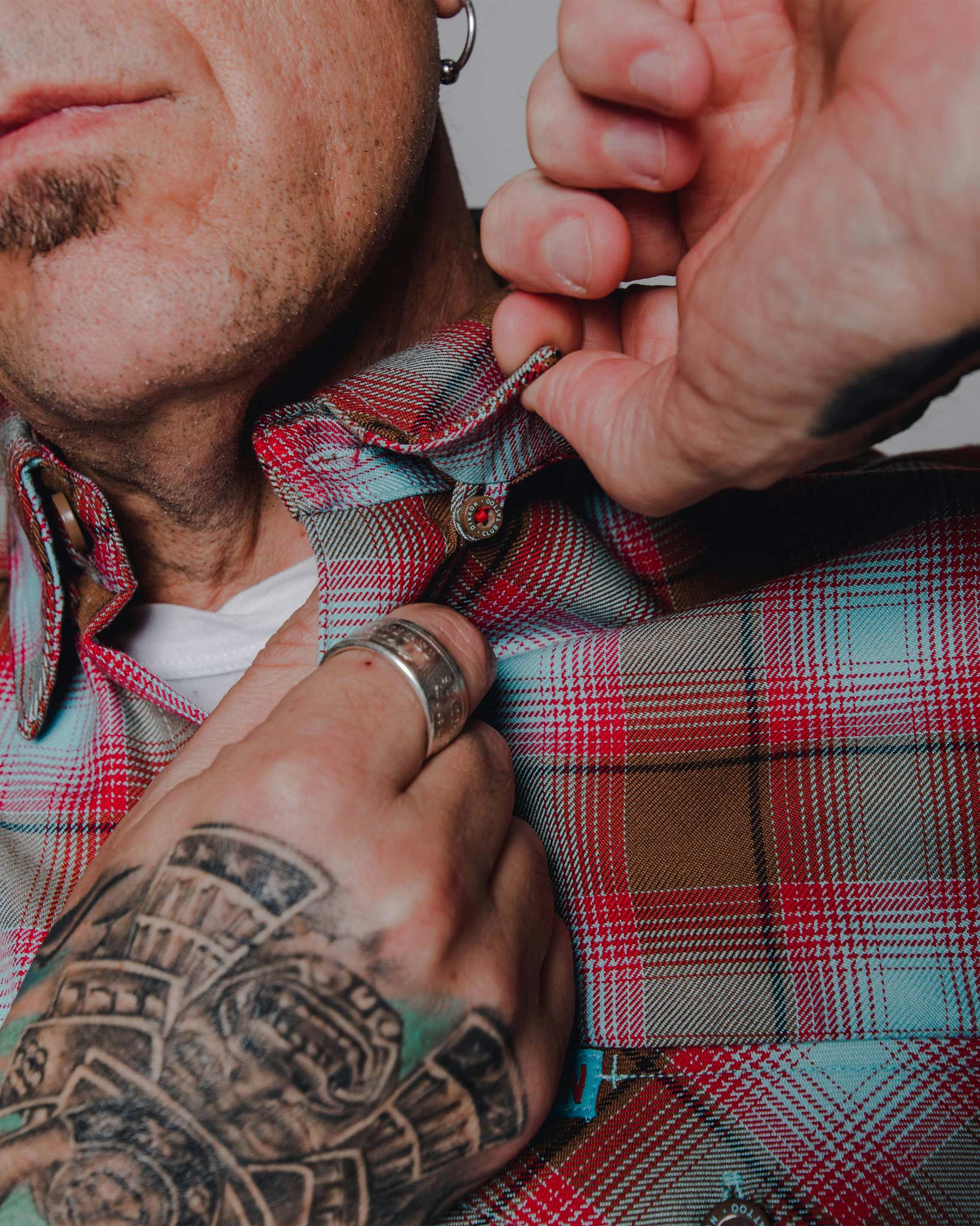 Club Tattoo Snake & Eagle Flannel - Dixxon Flannel Co.