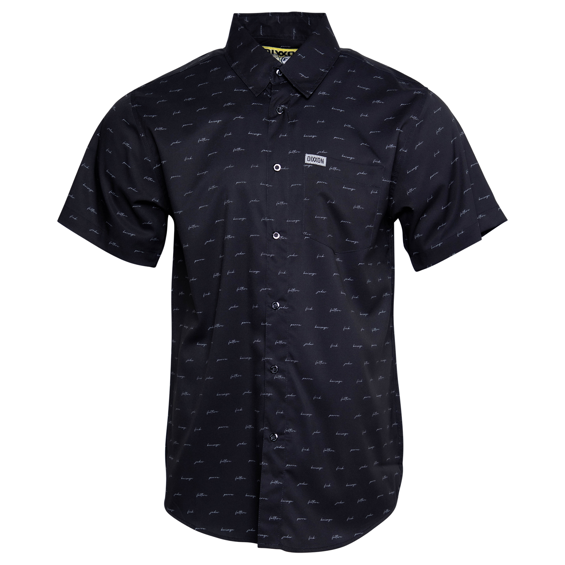 The F Word Short Sleeve - Black & Grey - Dixxon Flannel Co.