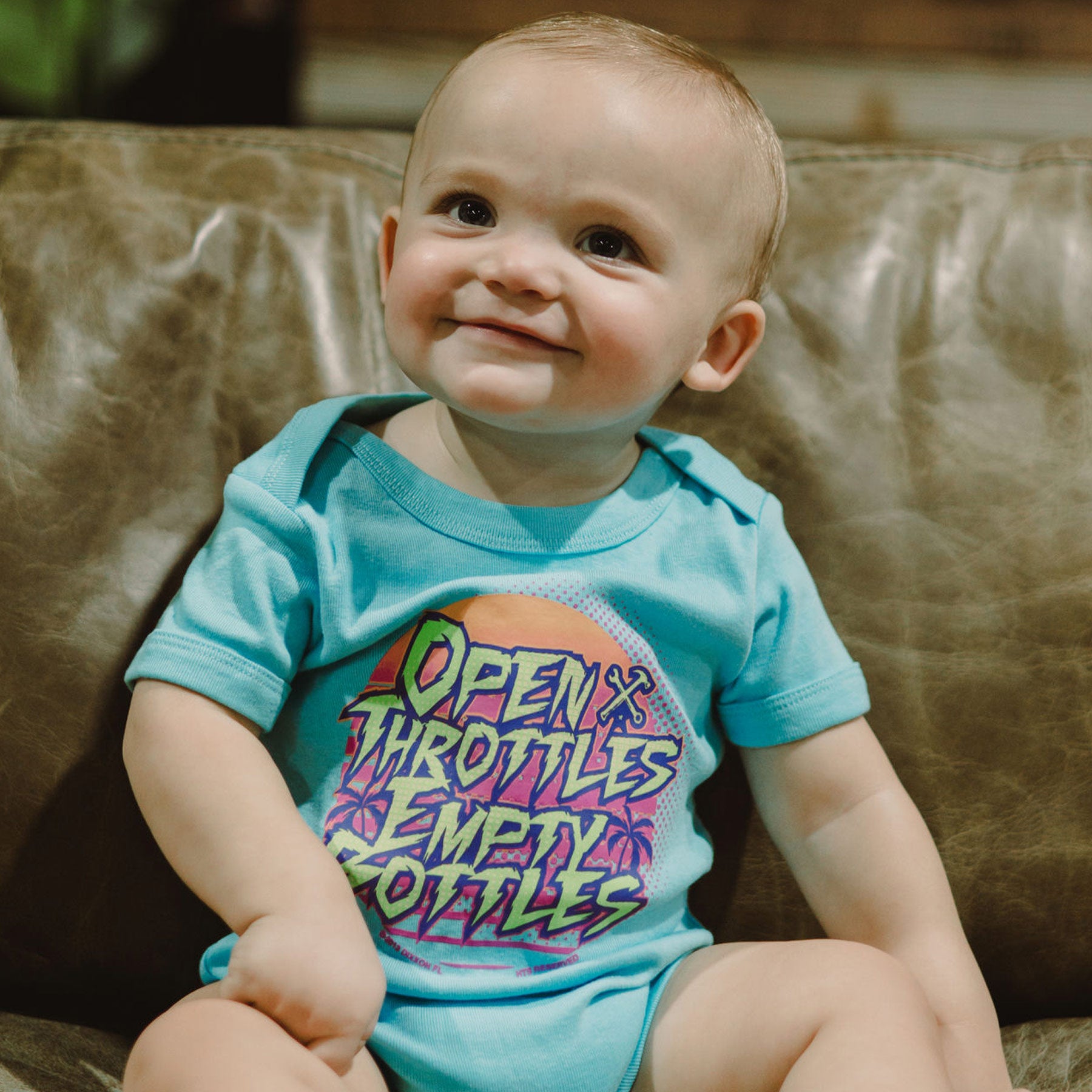 Open Throttles Empty Bottles Onesie - Dixxon Flannel Co.