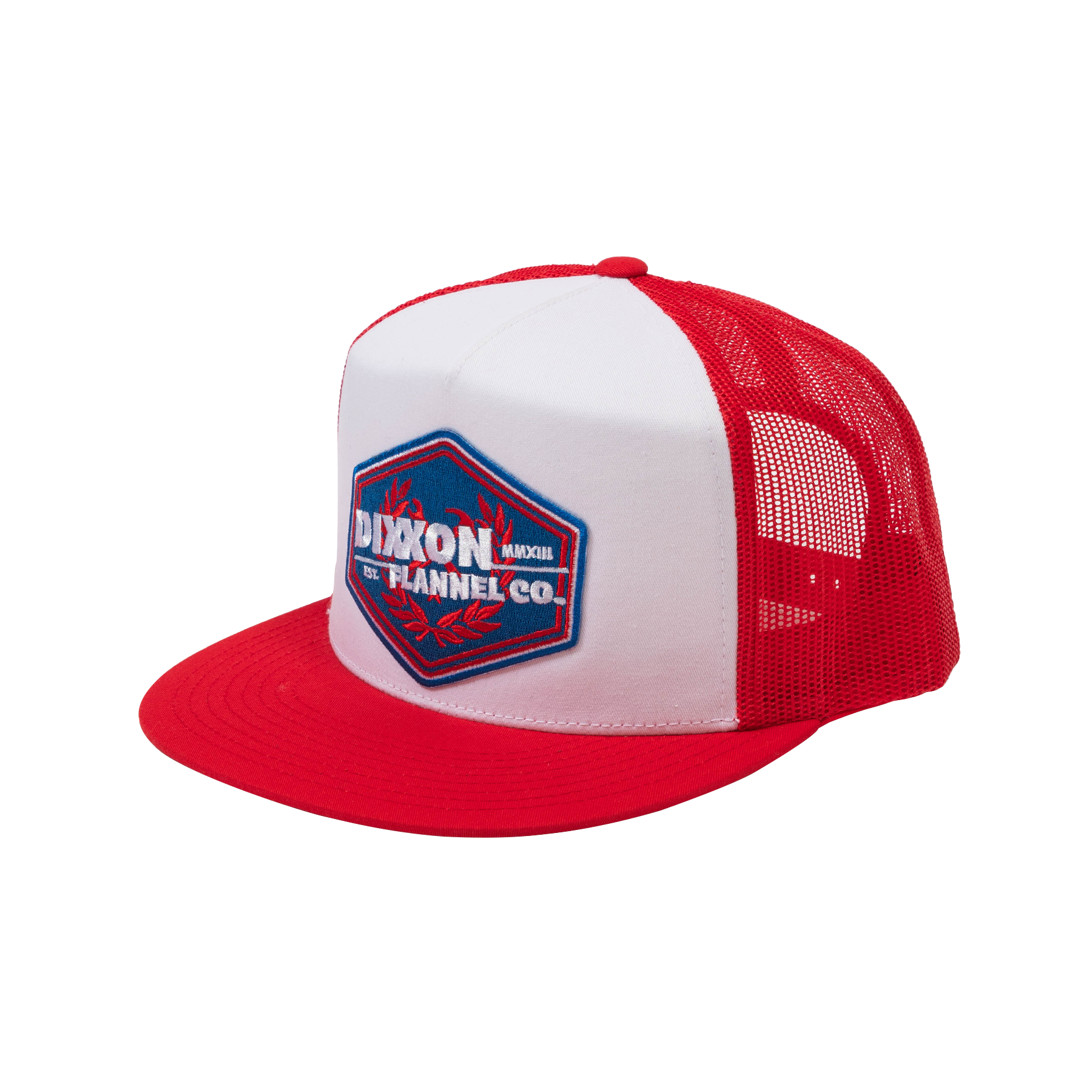 Transparent Red Flat Bill Hats Origin Flat Bill Trucker Snapback