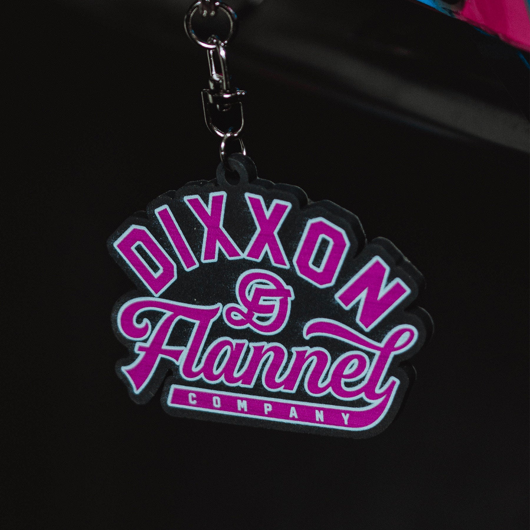 Pastime Keychain - Pink & Black - Dixxon Flannel Co.