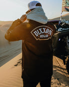 White & Gold Salty Patch Coaches Jacket - Black - Dixxon Flannel Co. 