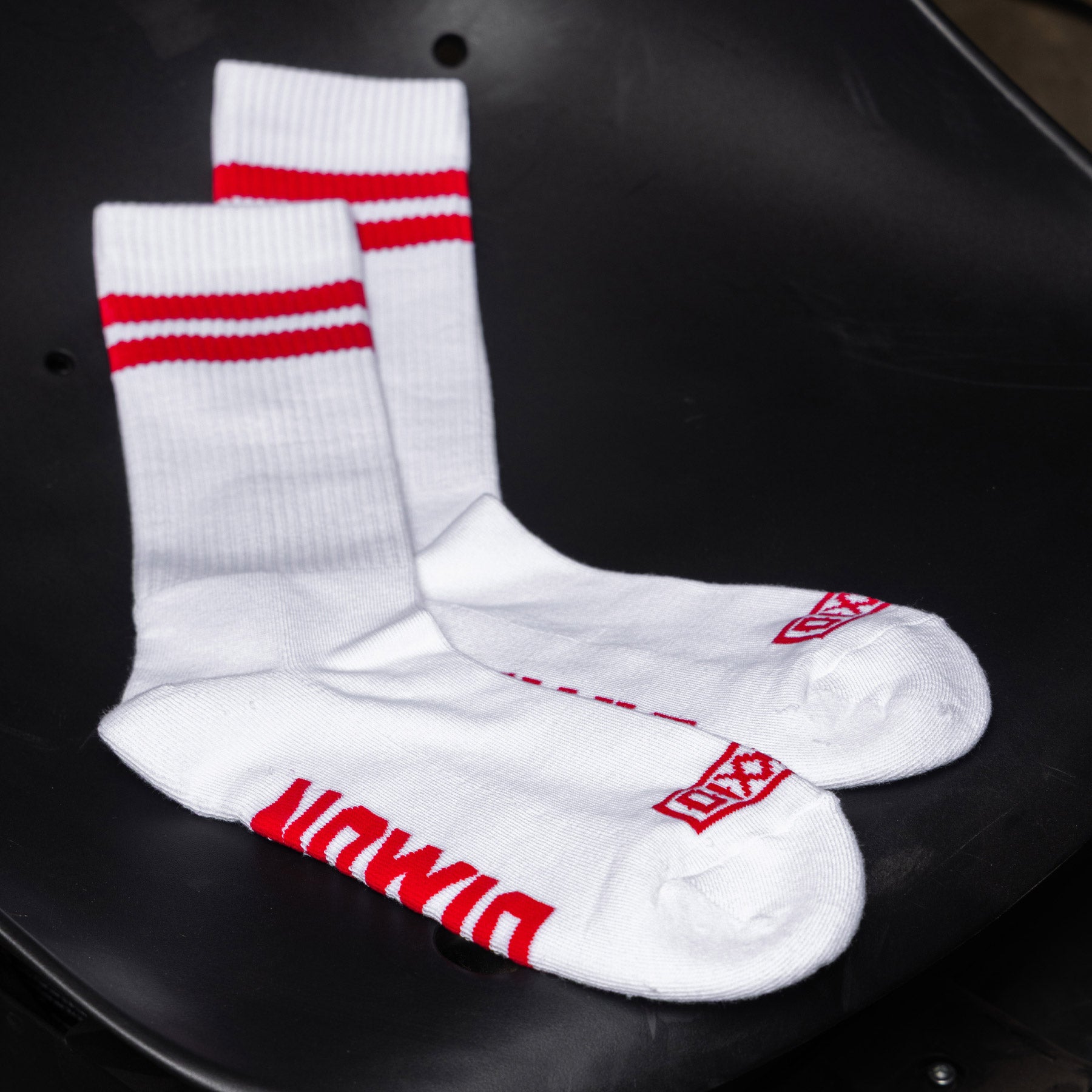 Red & White Stripe Premium Crew Socks | Dixxon Flannel Co. – DIXXON UK