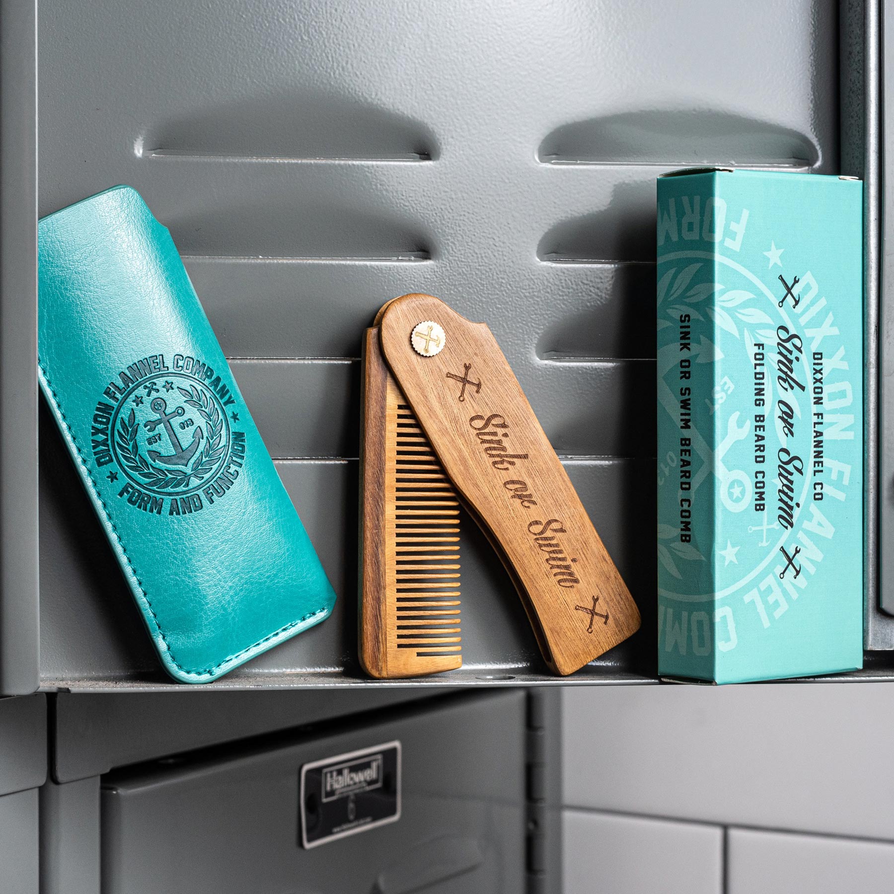 Sink or Swim Folding Beard Comb - Dixxon Flannel Co.