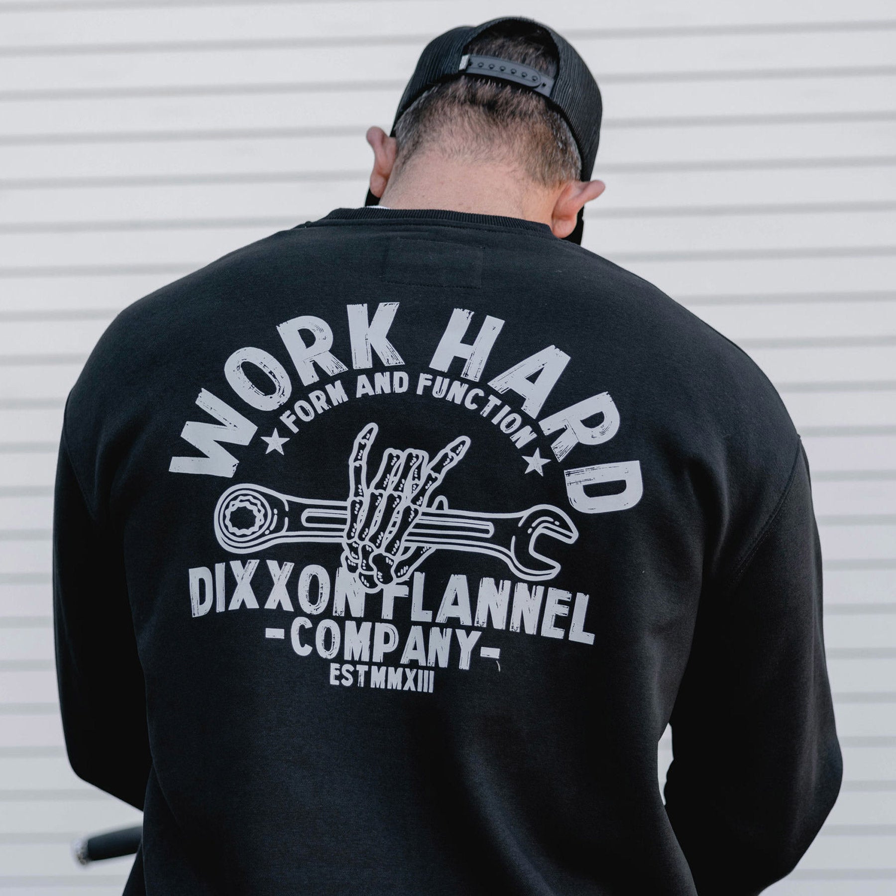 Men's Skeleton Wrench Crewneck - Black - Dixxon Flannel Co.