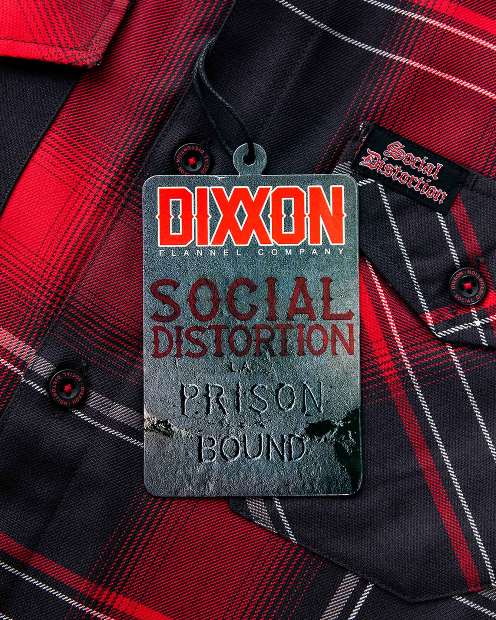 Social Distortion Prison Bound Flannel - Dixxon Flannel Co.