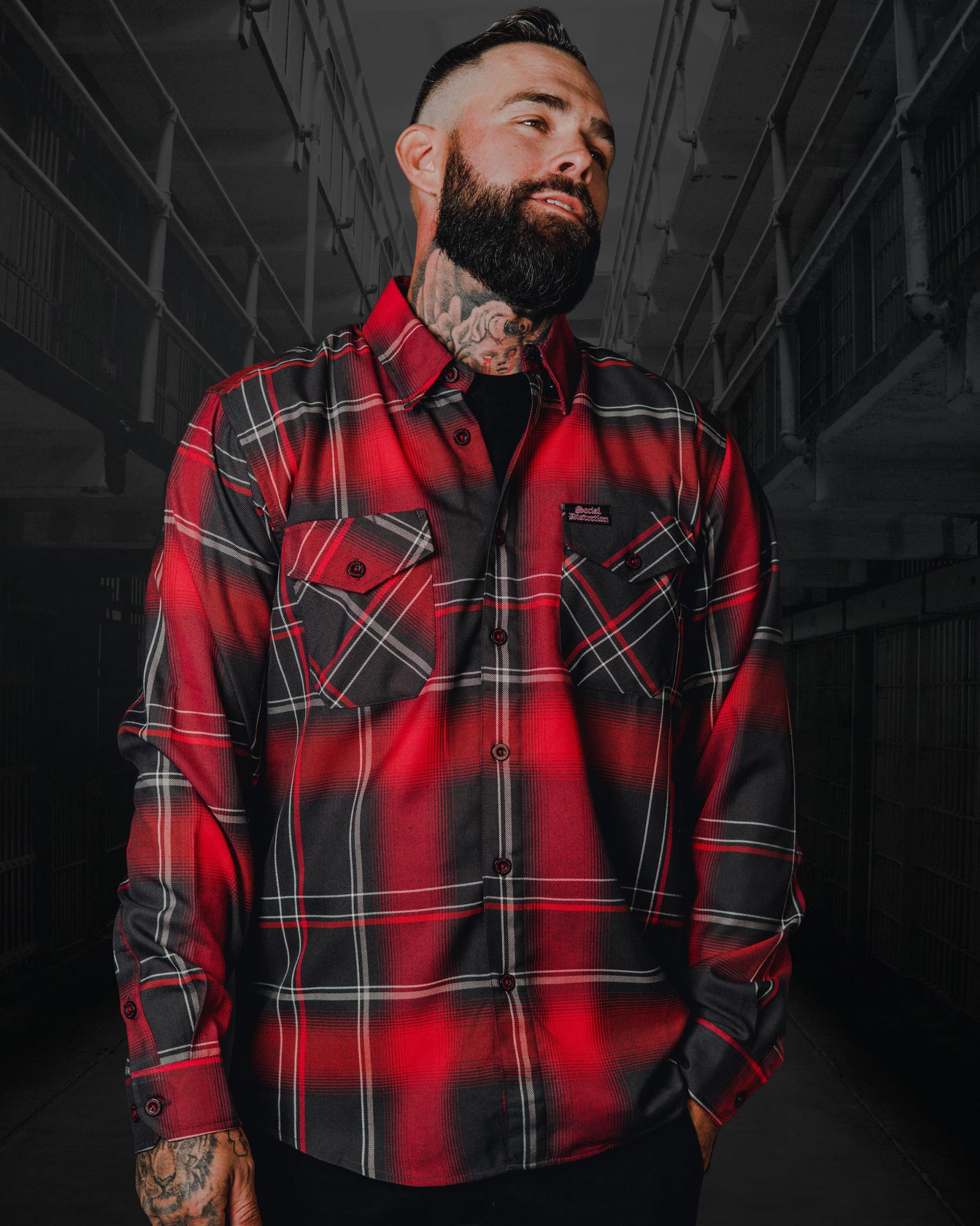 Social Distortion Prison Bound Flannel - Dixxon Flannel Co.