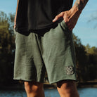 Men's Terry Cut Off Shorts - O.D. Green - Dixxon Flannel Co.