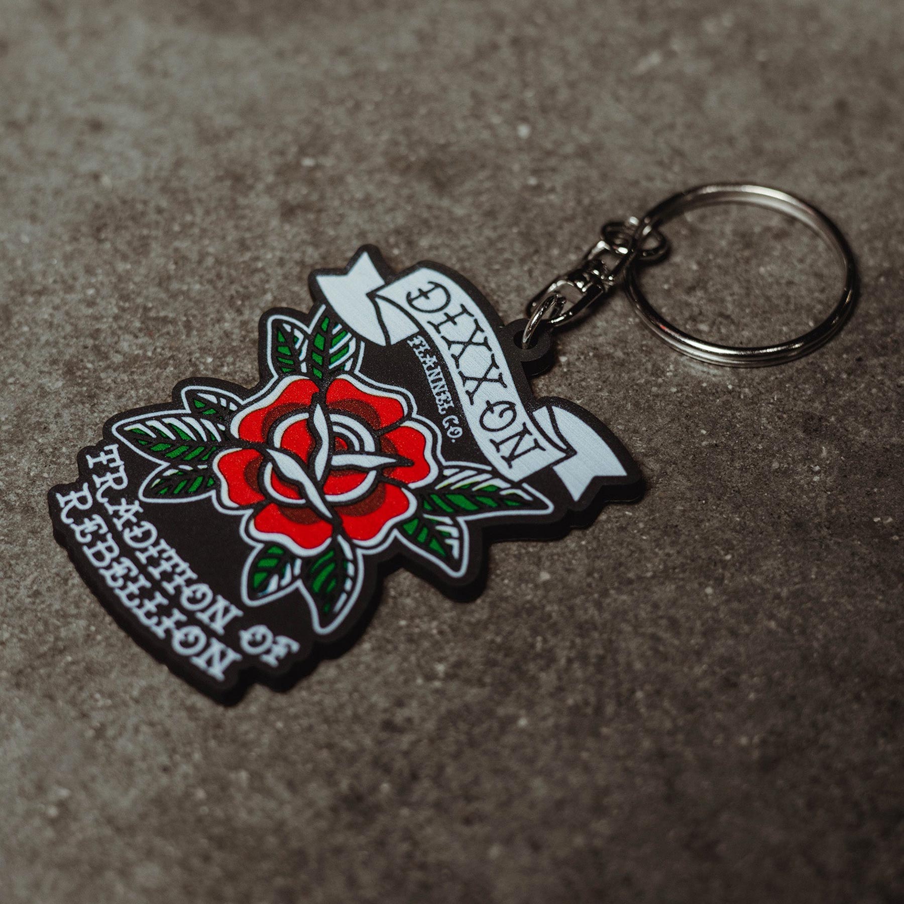 Tradition of Rebellion Keychain - Dixxon Flannel Co.