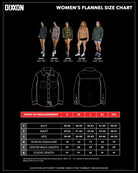 Size Chart - Women's The Storm Heritage Flannel