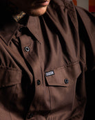 WorkForce Long Sleeve Work Shirt - Brown & Black - Dixxon Flannel Co.