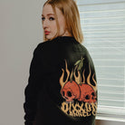 Women's Cherry Bomb Crewneck Sweatshirt - Black - Dixxon Flannel Co.