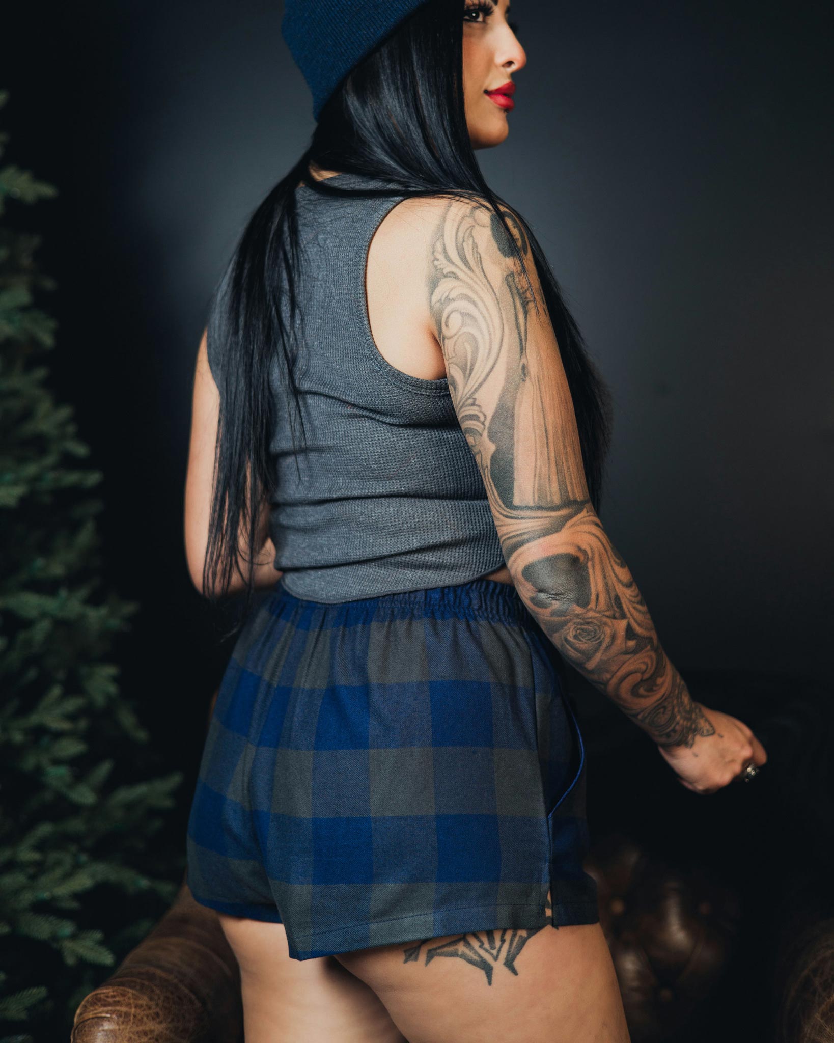 Women's Pyjama Shorts - 0 Dark 30 - Dixxon Flannel Co.