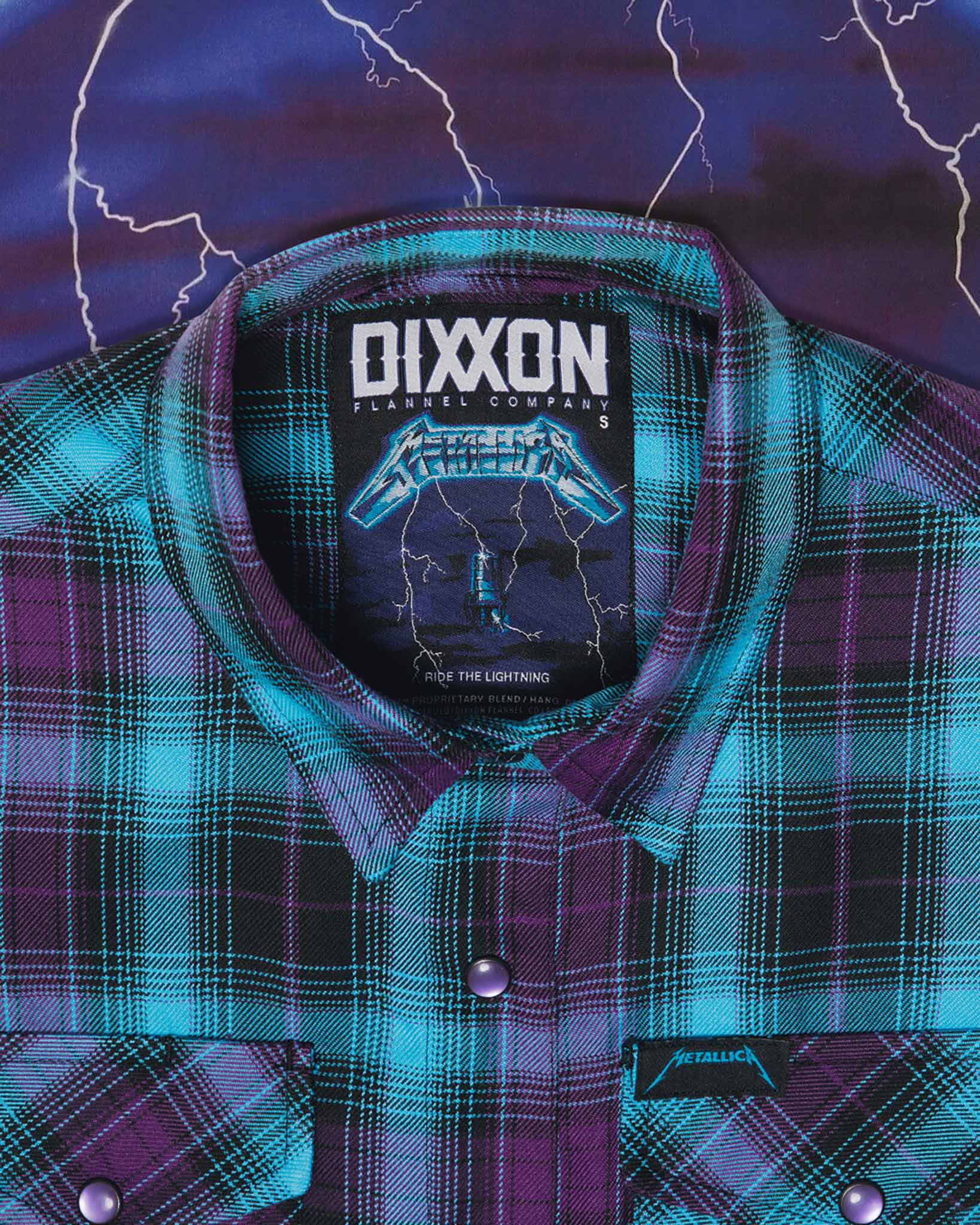 Metallica Dixxon - Ride Lightning Flannel | the The flannel 