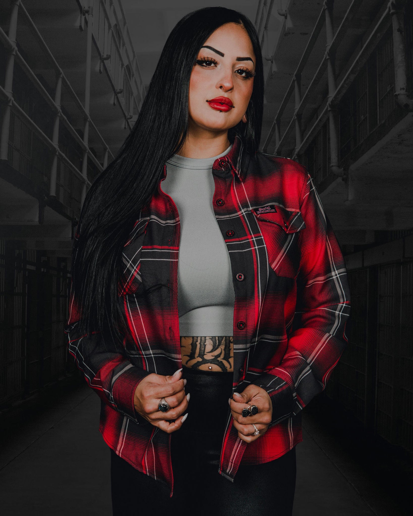 Women's Social Distortion Prison Bound Flannel - Dixxon Flannel Co.