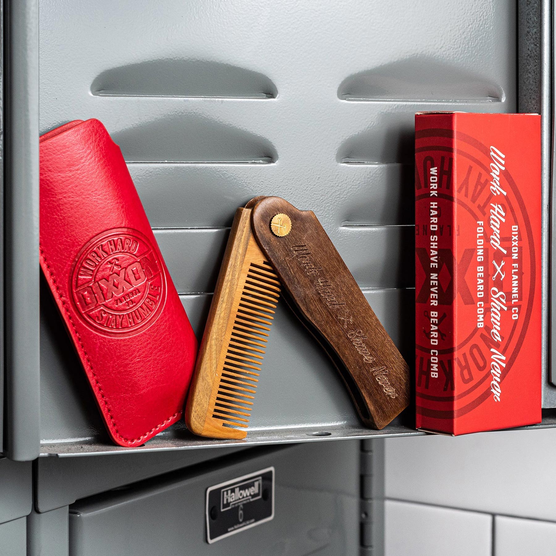 Work Hard Shave Never Folding Beard Comb - Dixxon Flannel Co.