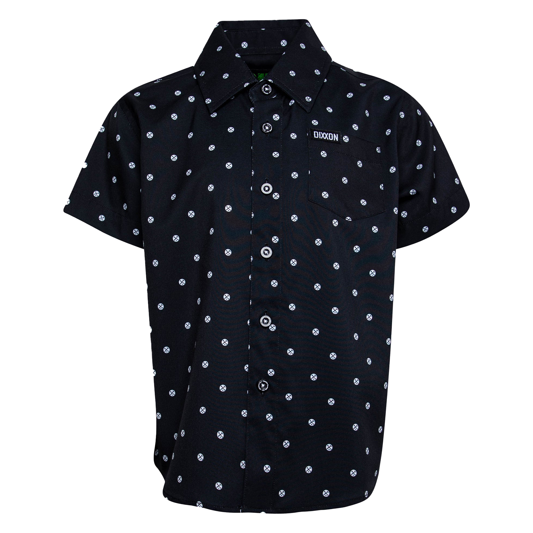 Youth Polkacide Short Sleeve - Black & White - Dixxon Flannel Co.