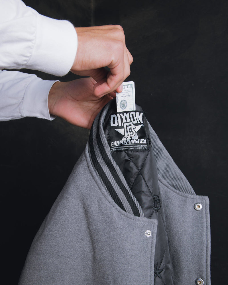 Absolute Defiance Varsity Jacket - Dixxon Flannel Co.