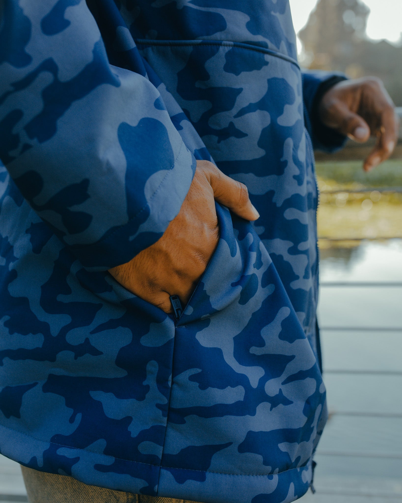 Anchor Jacket 2.0 - Navy Camo - Dixxon Flannel Co.