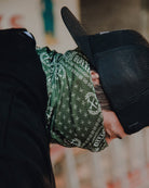 Bandana Neck Gaiter - Green & White - Dixxon Flannel Co.