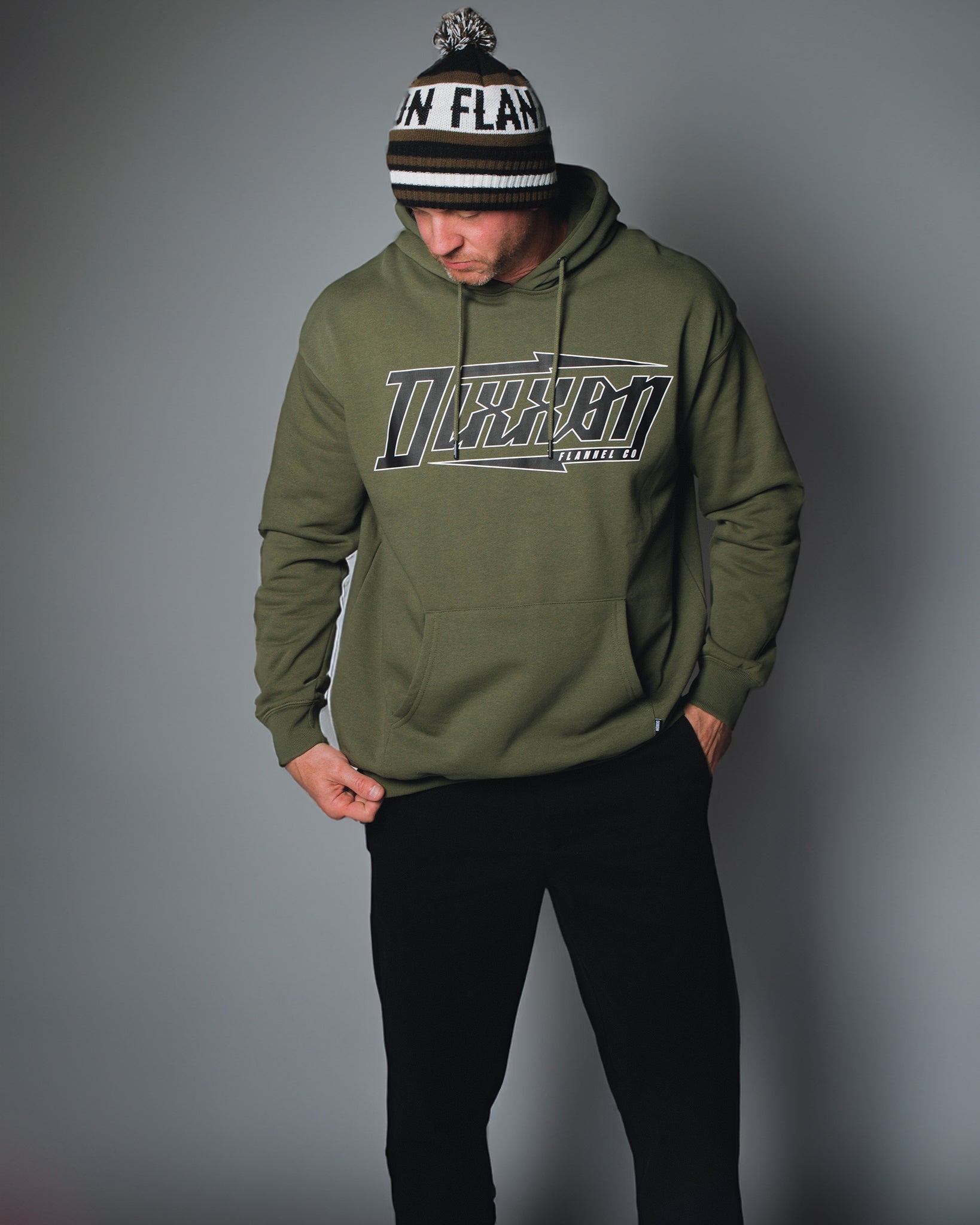 Bolt Pullover Hoodie O.D. Green