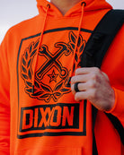 Black Box Crest Pullover Hoodie - Safety Orange - Dixxon Flannel Co.