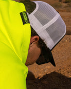 Black Checkpoint Pullover Hoodie - Safety Yellow - Dixxon Flannel Co.