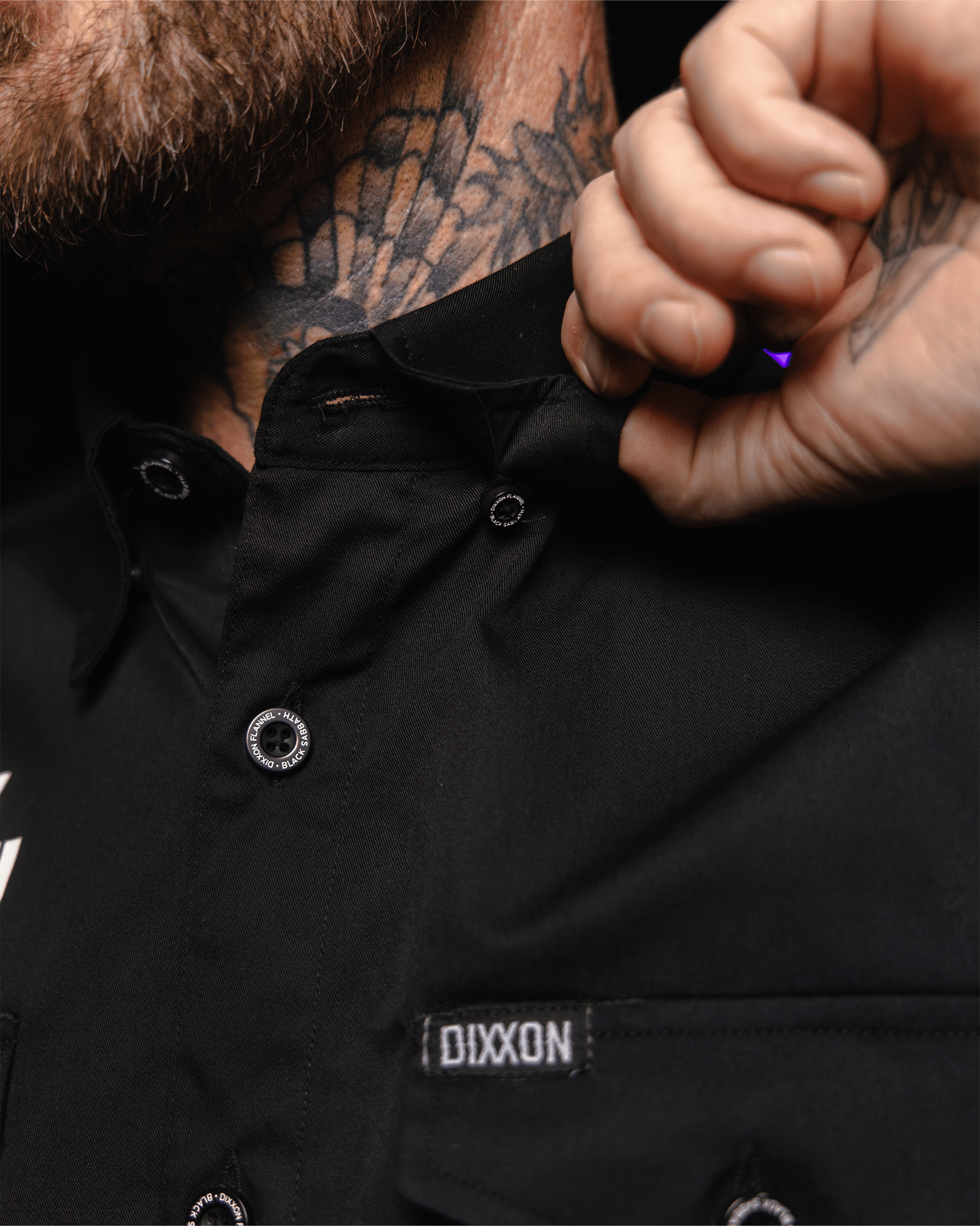 Black Sabbath WorkForce Short Sleeve Work Shirt - Black - Dixxon Flannel Co.
