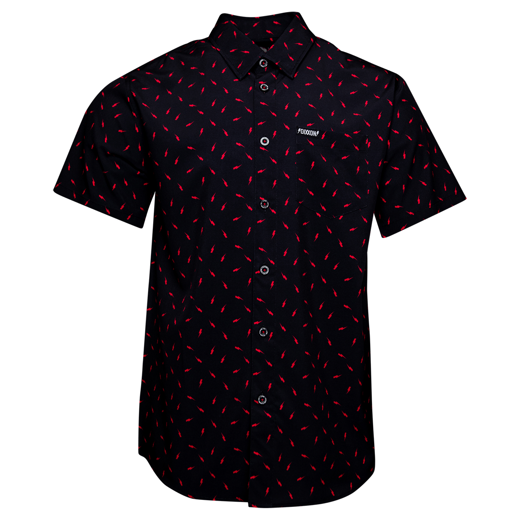 Bolt Party Shirt - Black & Red - Dixxon Flannel Co.