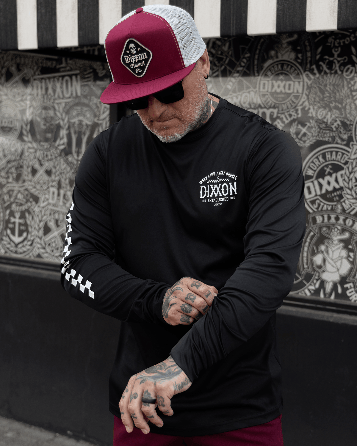 Bones UV Long Sleeve T-Shirt - Black - Dixxon Flannel Co.