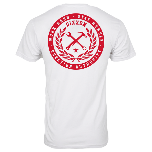 Branded T-Shirt - Red & White | Dixxon Flannel Co.