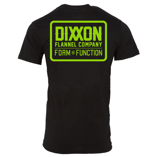 Classic T-Shirt - Black & Lime Green - Dixxon Flannel Co.