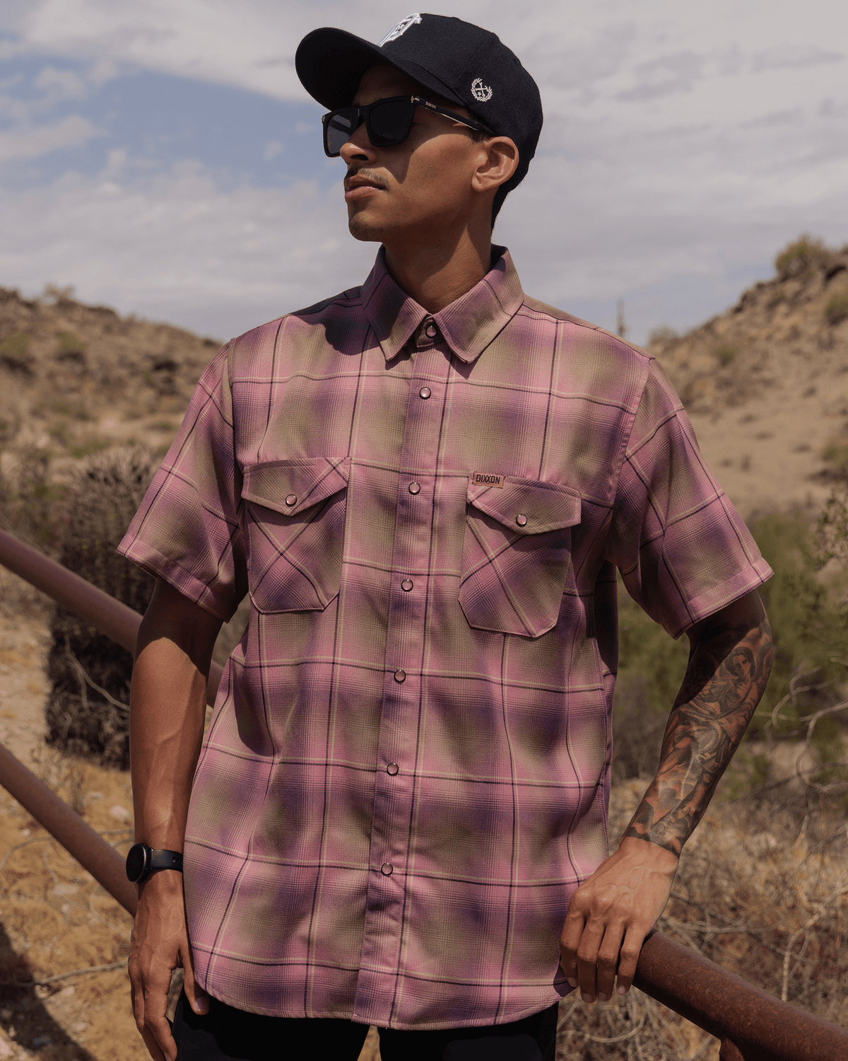 Desert Rose Short Sleeve Flannel - Dixxon Flannel Co.