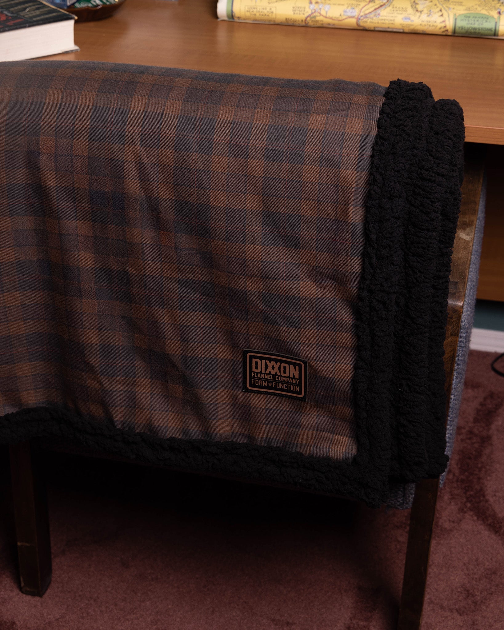 Dutch Oven Flannel Sherpa Blanket - Dixxon Flannel Co.