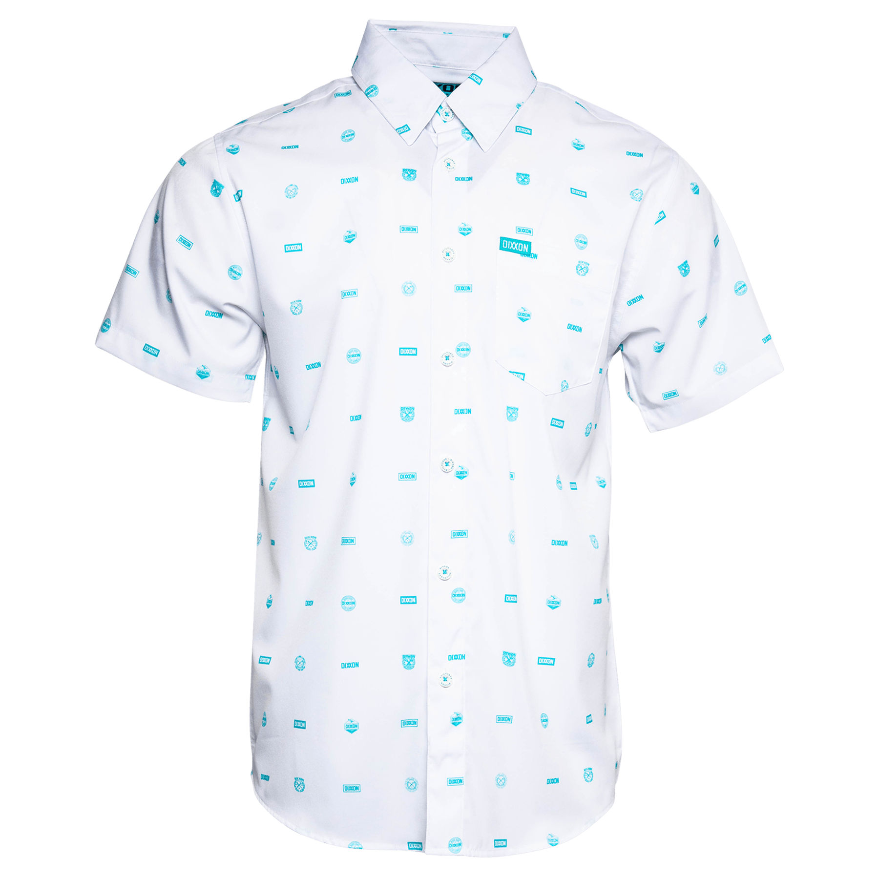 Executive Short Sleeve - White & Tiffany - Dixxon Flannel Co.