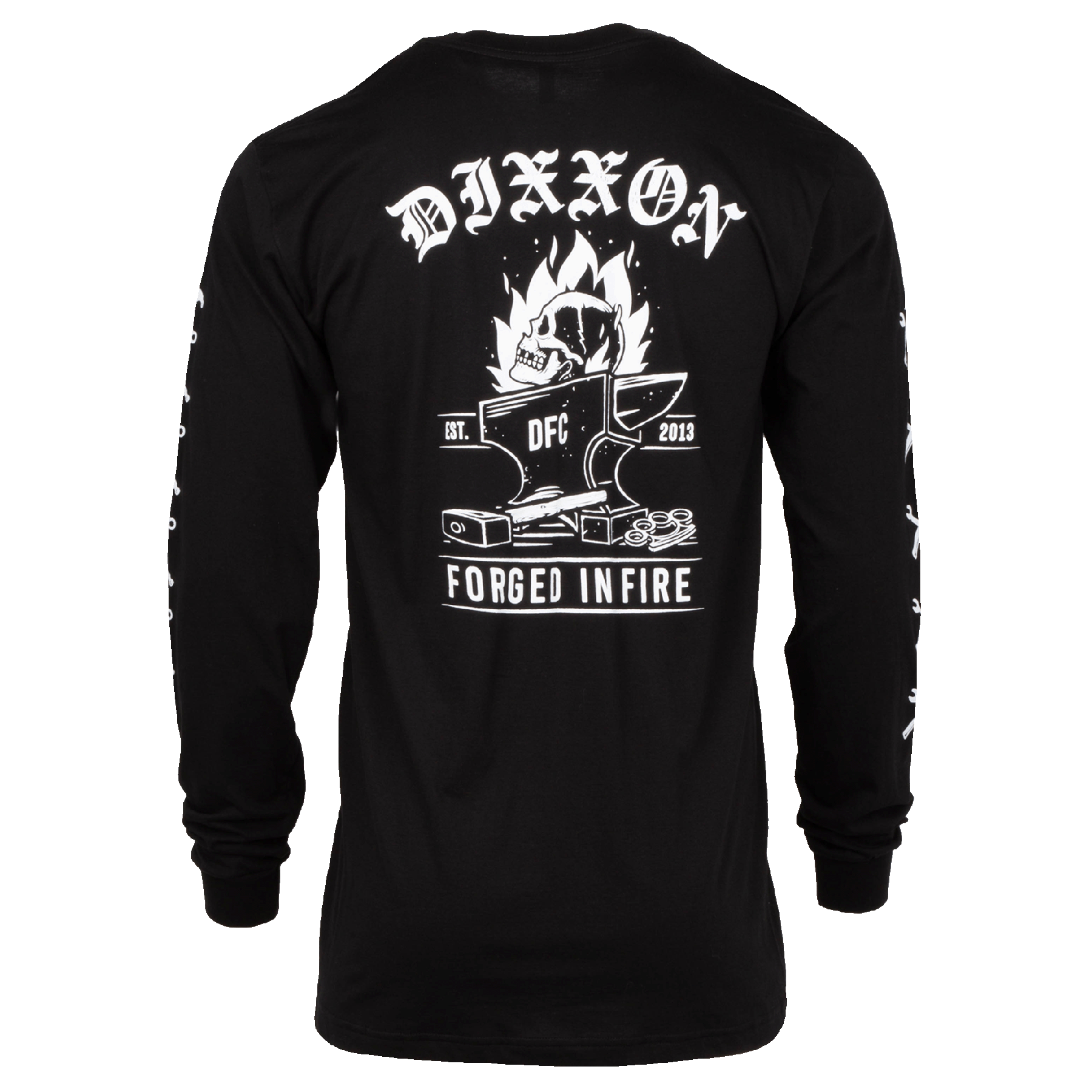 Forged Long Sleeve T-Shirt - Black & White