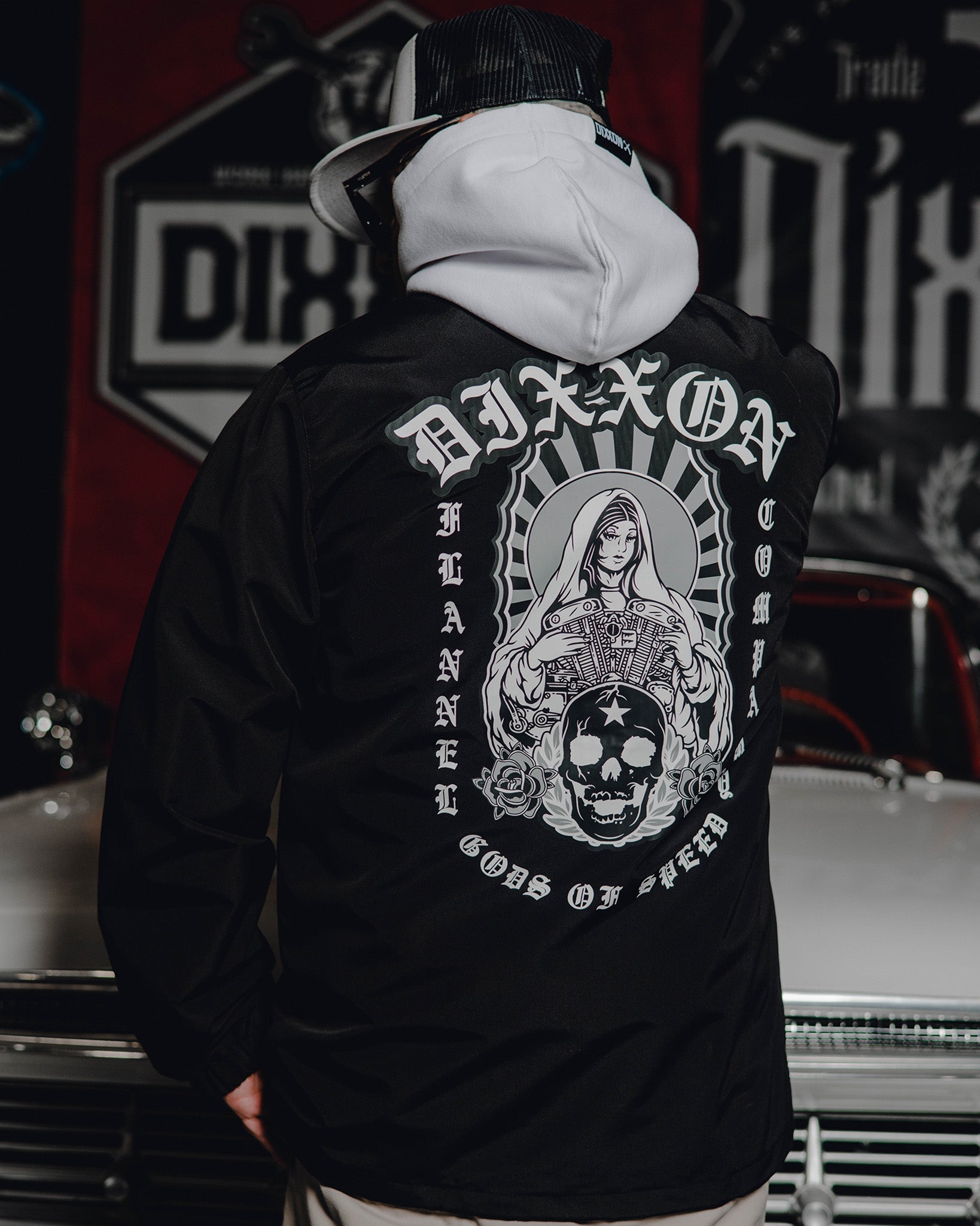 Gods of Speed Coaches Jacket - Black - Dixxon Flannel Co.