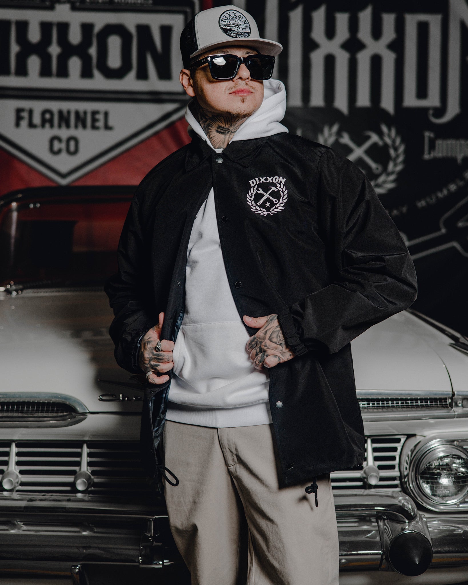 Men's Gods of Speed Coaches Jacket - Black | Dixxon Flannel Co