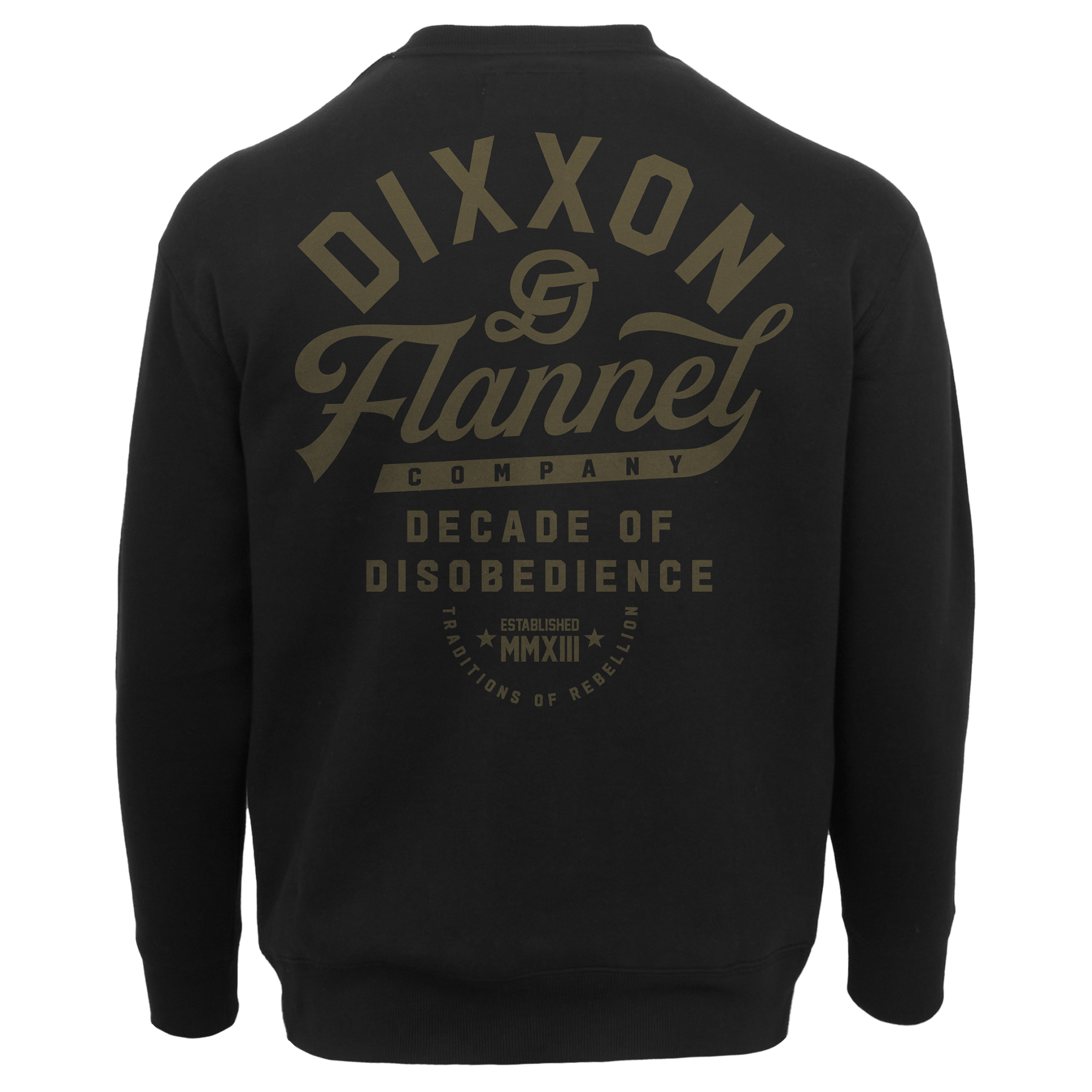 Gold Pastime Crewneck Sweatshirt - Black