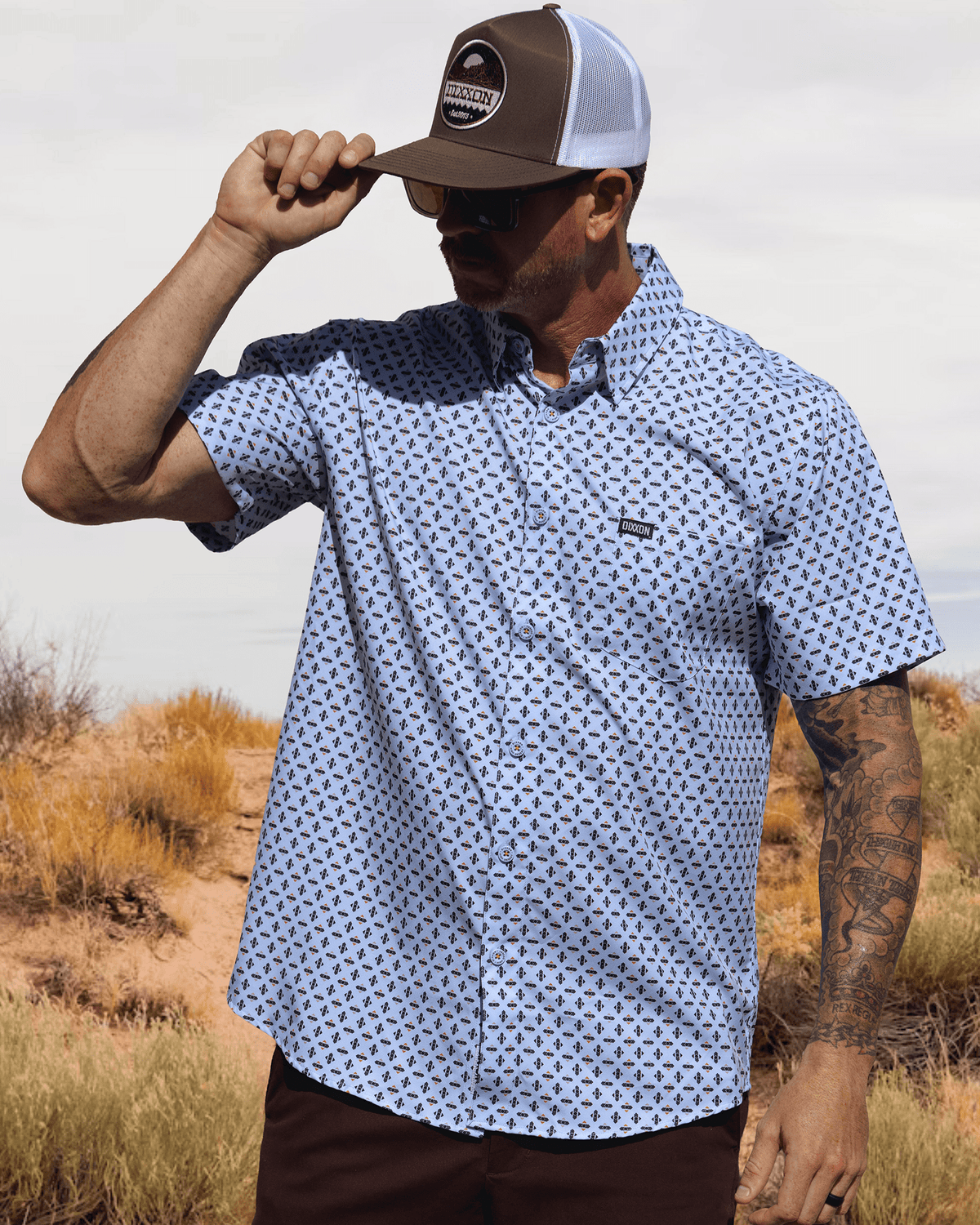 High Desert Party Shirt - Blue - Dixxon Flannel Co.
