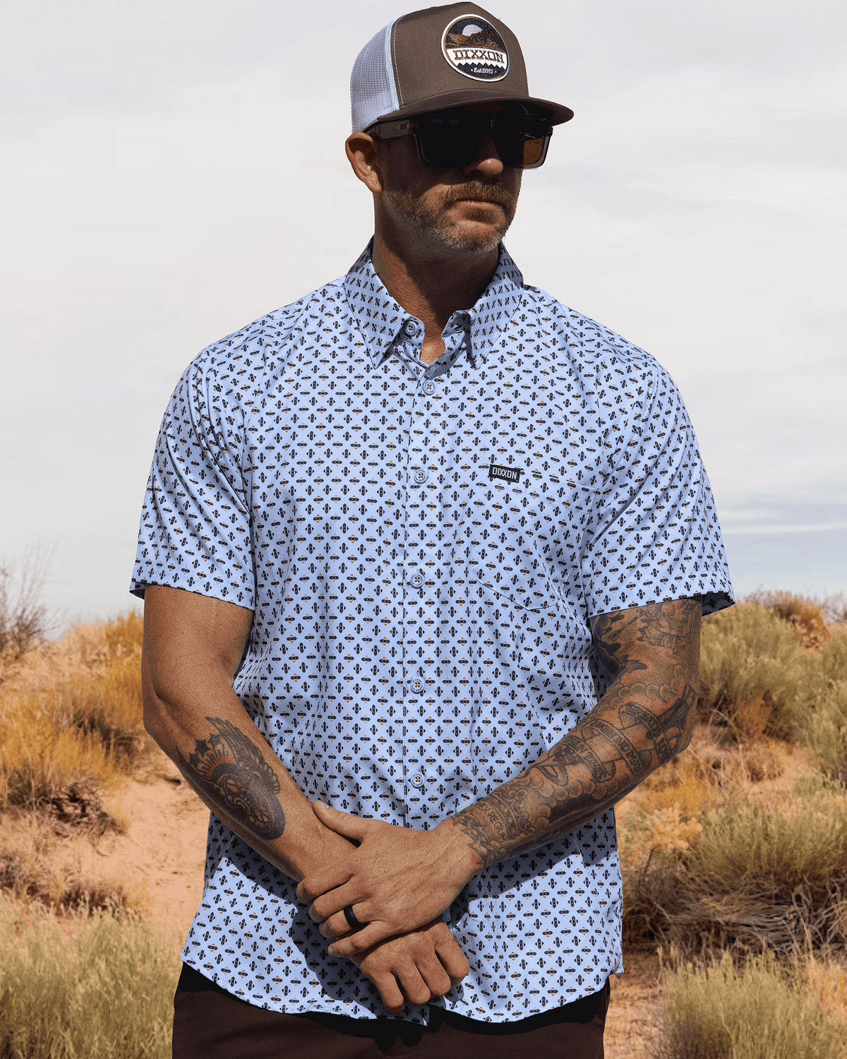 High Desert Party Shirt - Blue - Dixxon Flannel Co.