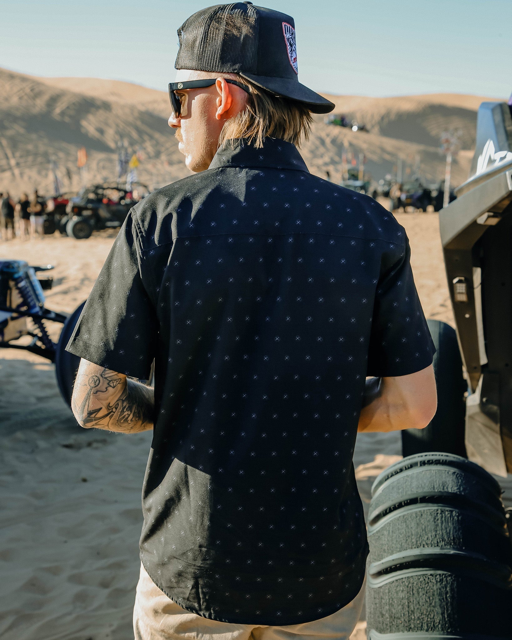 Huckster Party Shirt - Black & Grey - Dixxon Flannel Co.