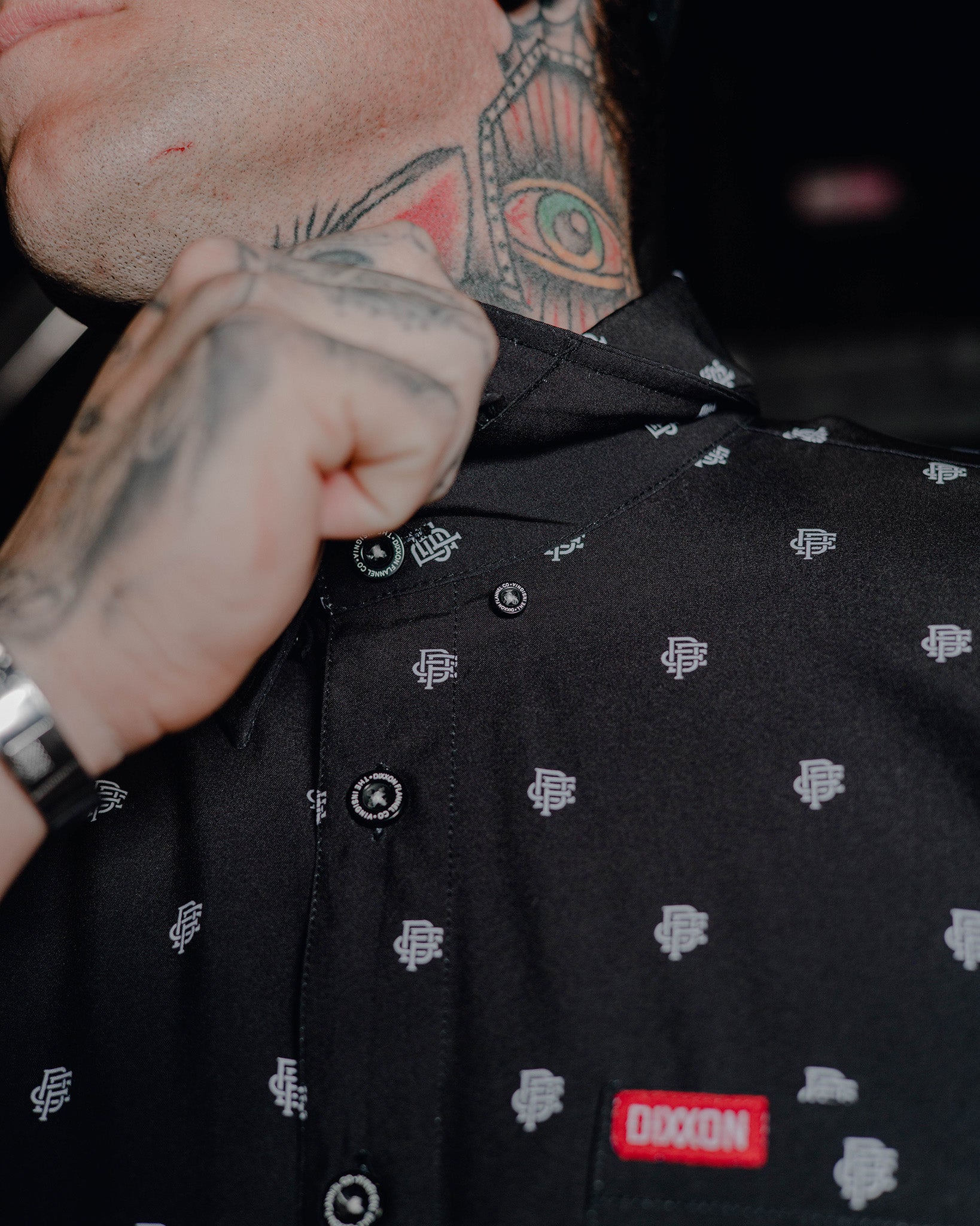 Insignia Party Shirt - Black & White - Dixxon Flannel Co.