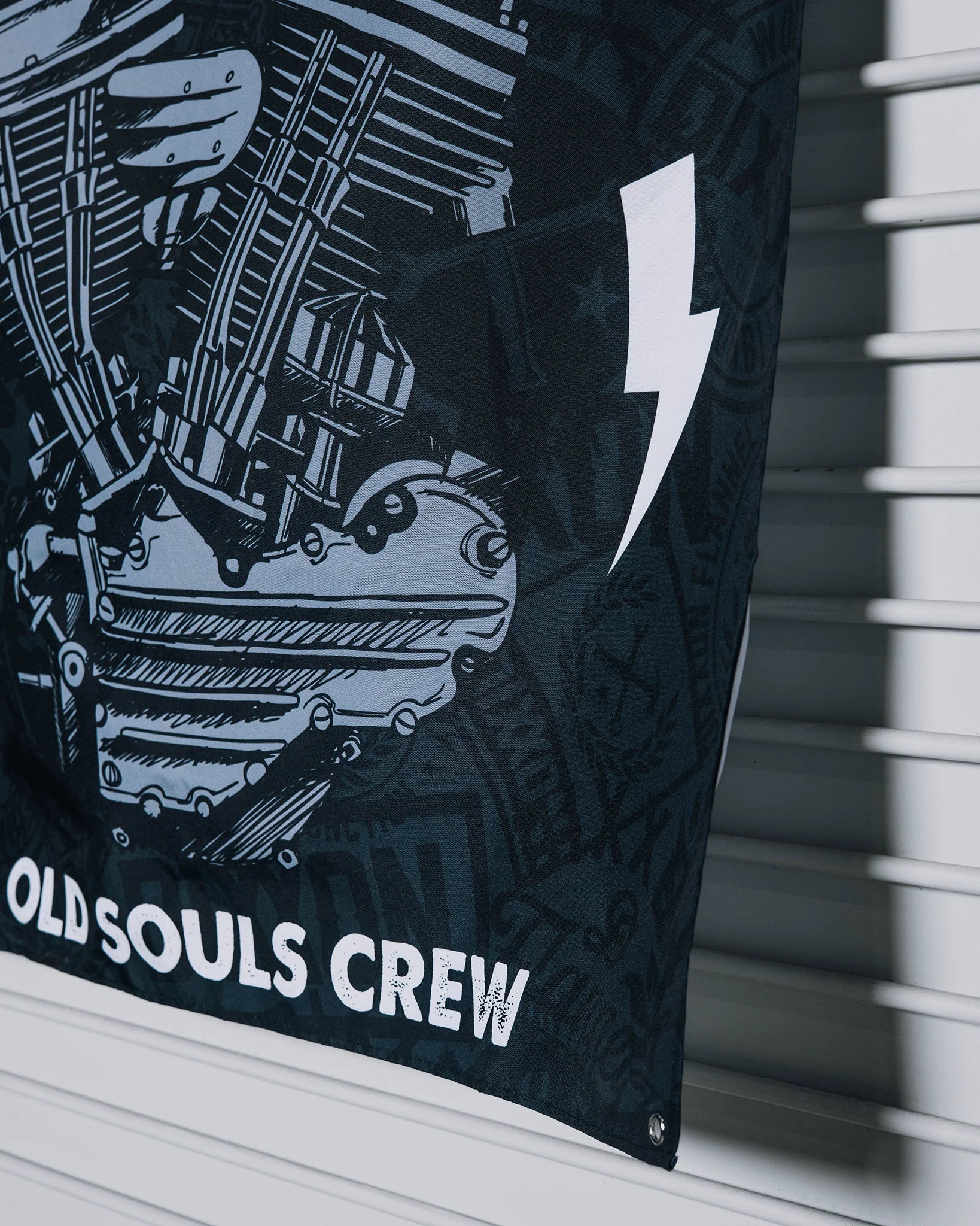 Old Souls Garage Banner - 36" x 36" - Dixxon Flannel Co.